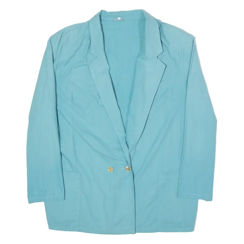 Womens Blazer Jacket Green 90S Uk 20 1