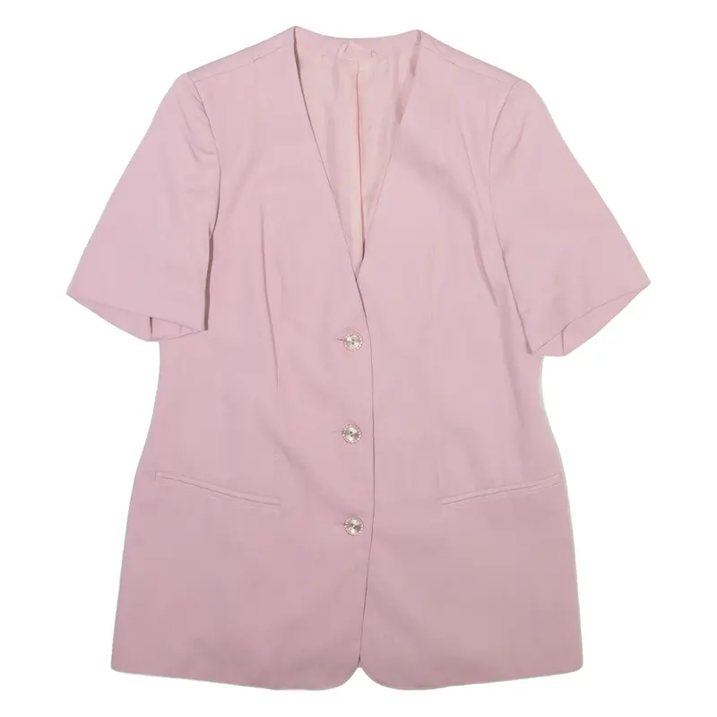 Womens Blazer Jacket Pink L 1