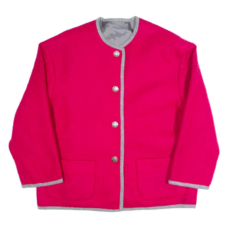Womens Blazer Jacket Pink L 1