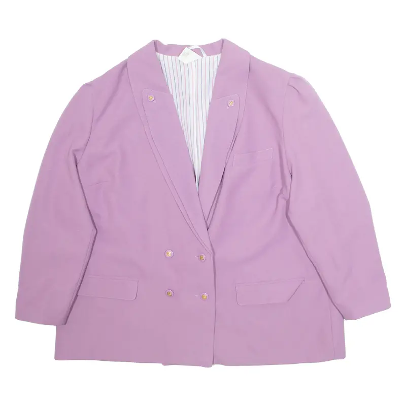 Womens Blazer Jacket Purple L 1