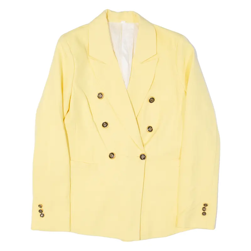Womens Blazer Jacket Yellow S 1