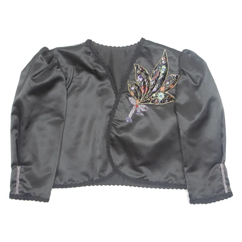 Womens Blouse Black 3/4 Sleeve L 1