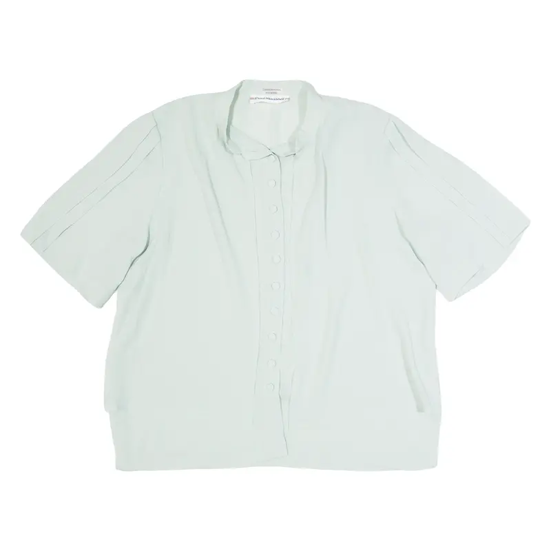 Womens Blouse Blue 90S L 1