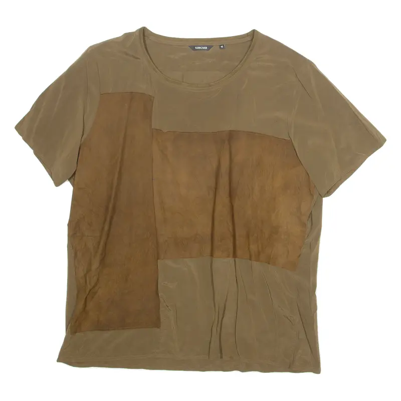 Womens Blouse Brown M 1