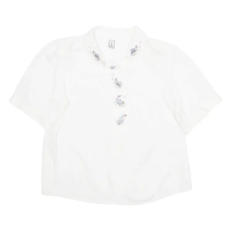 Womens Blouse White L 1