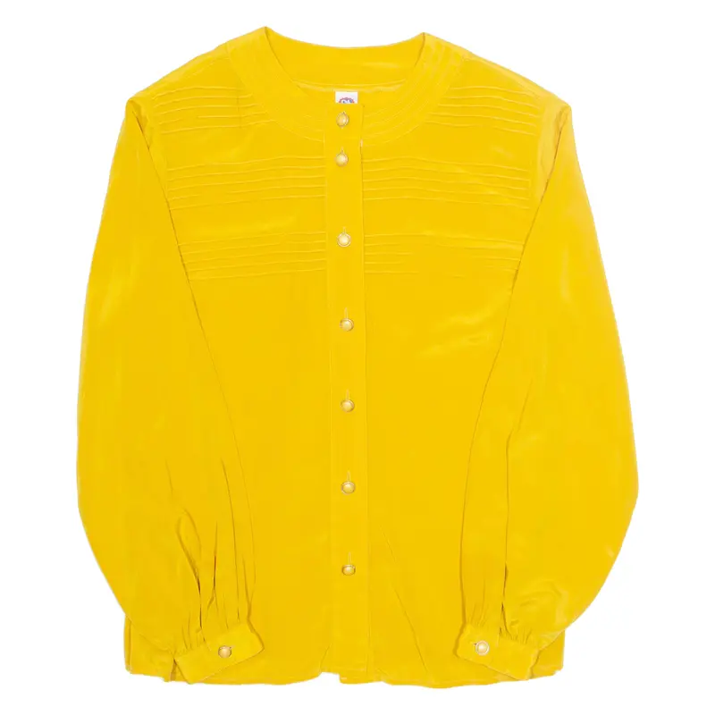 Womens Blouse Yellow Long Sleeve L 1