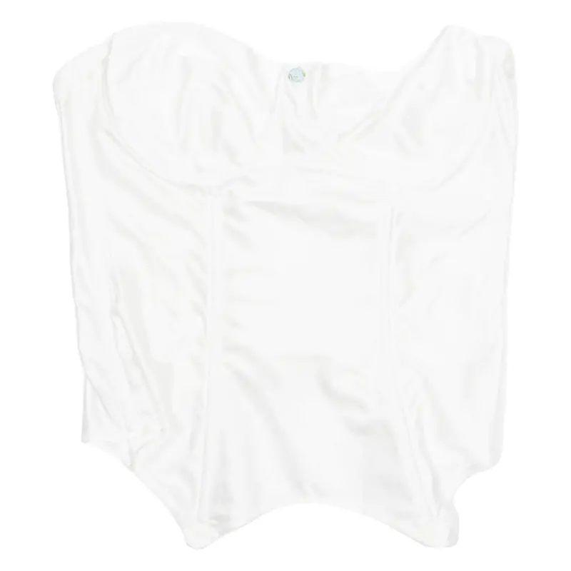Womens Corset White Strapless Xs 1