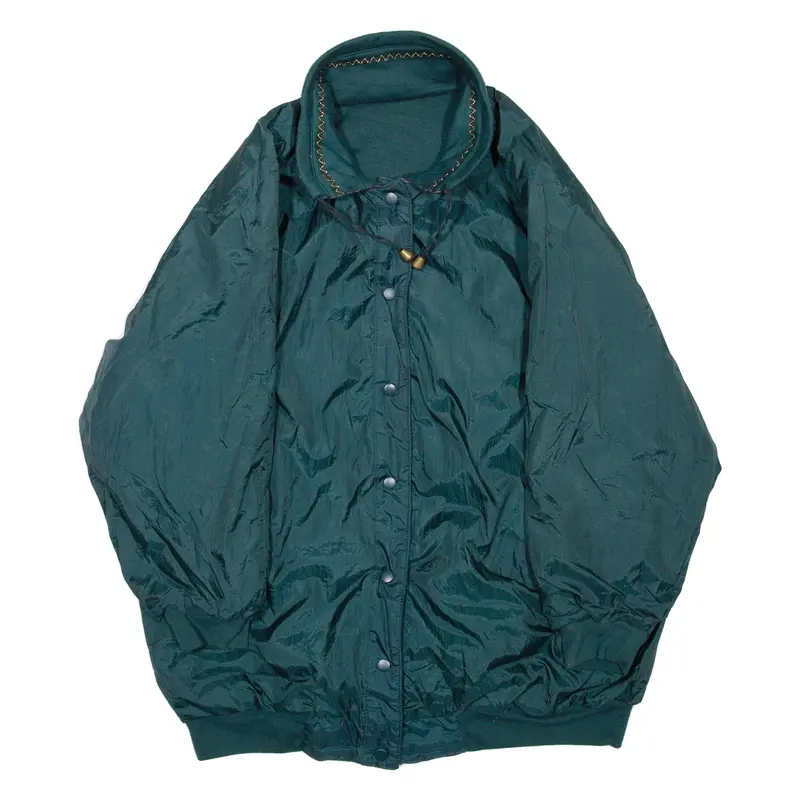 Womens Jacket Green Nylon L 1