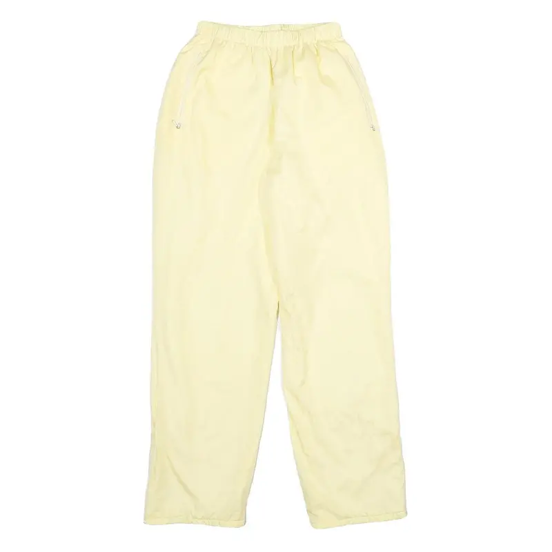 Womens Joggers Yellow Uk 14 W23 L30 Relaxed Tapered Polyester Casual Wear 1