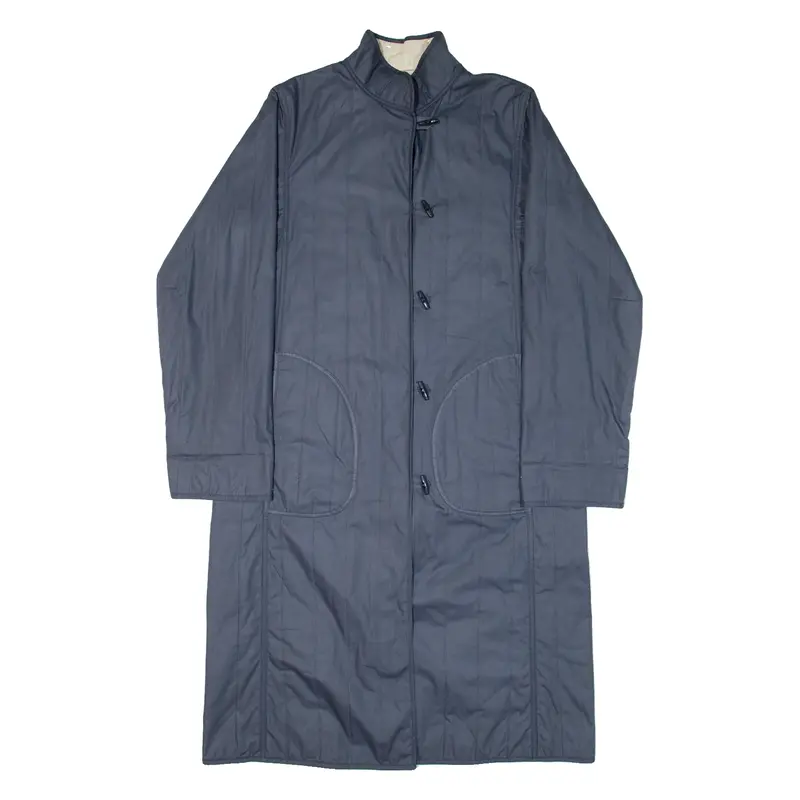 Womens Overcoat Coat Blue M 1