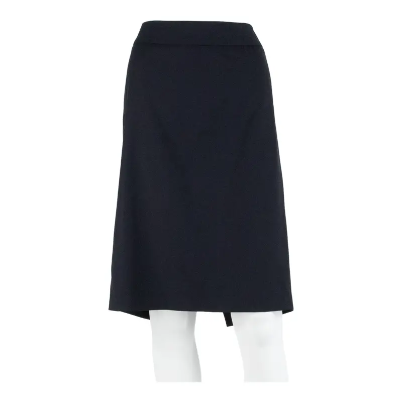 Womens Pencil Skirt Blue Knee Length M 1