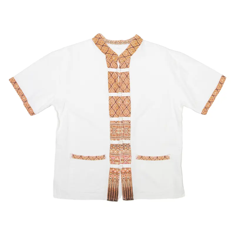 Womens Plain Shirt White S 1