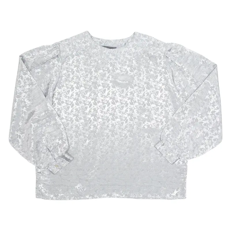 Womens Printed Top Grey Long Sleeve Xl 1