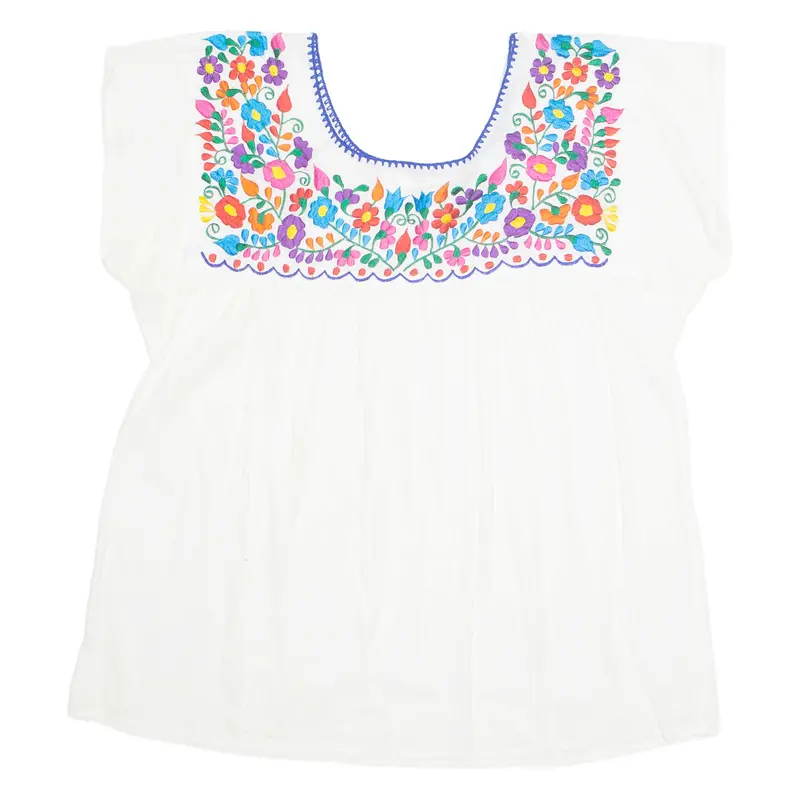 Womens Printed Top White Floral M 1