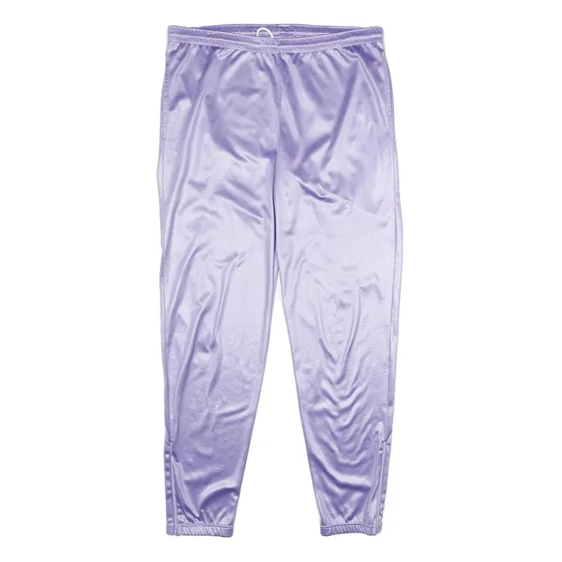 Womens Purple Joggers Slim Fit Tapered Leg M W34 L32 Drawstring Waist Pockets 1