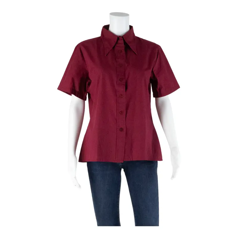 Womens Shirt Maroon M 1