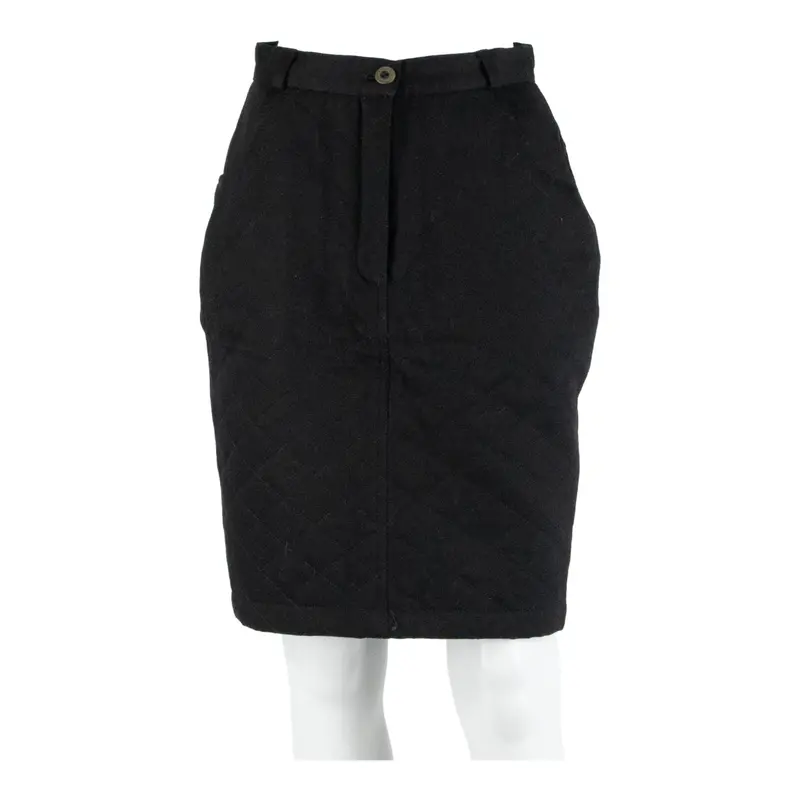 Womens Straight Skirt Black Short S 1