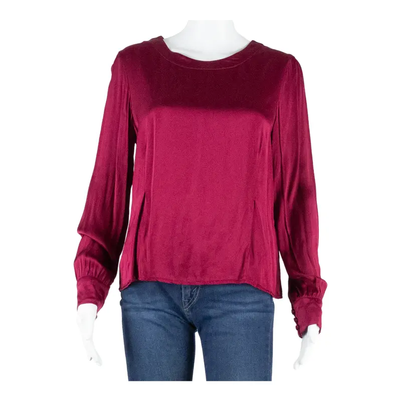 Womens Top Purple Long Sleeve S 1