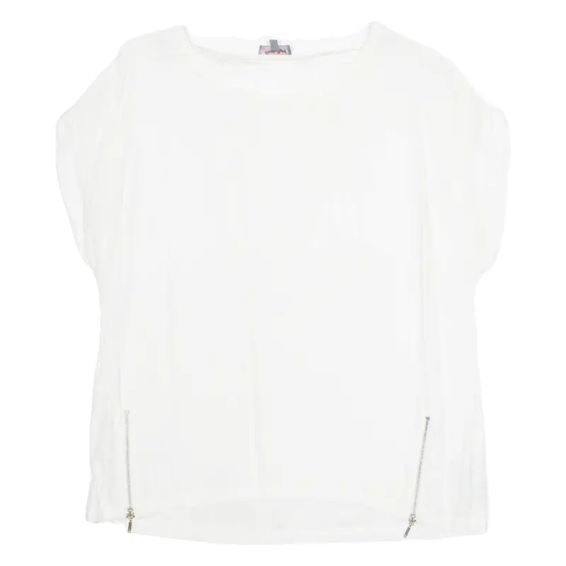 Womens Top White Uk 12 1