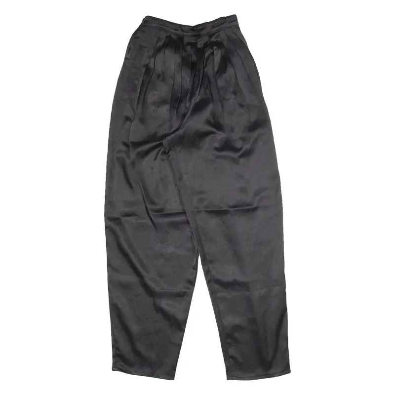 Womens Track Pants Black Straight Xxs W24 L28 1
