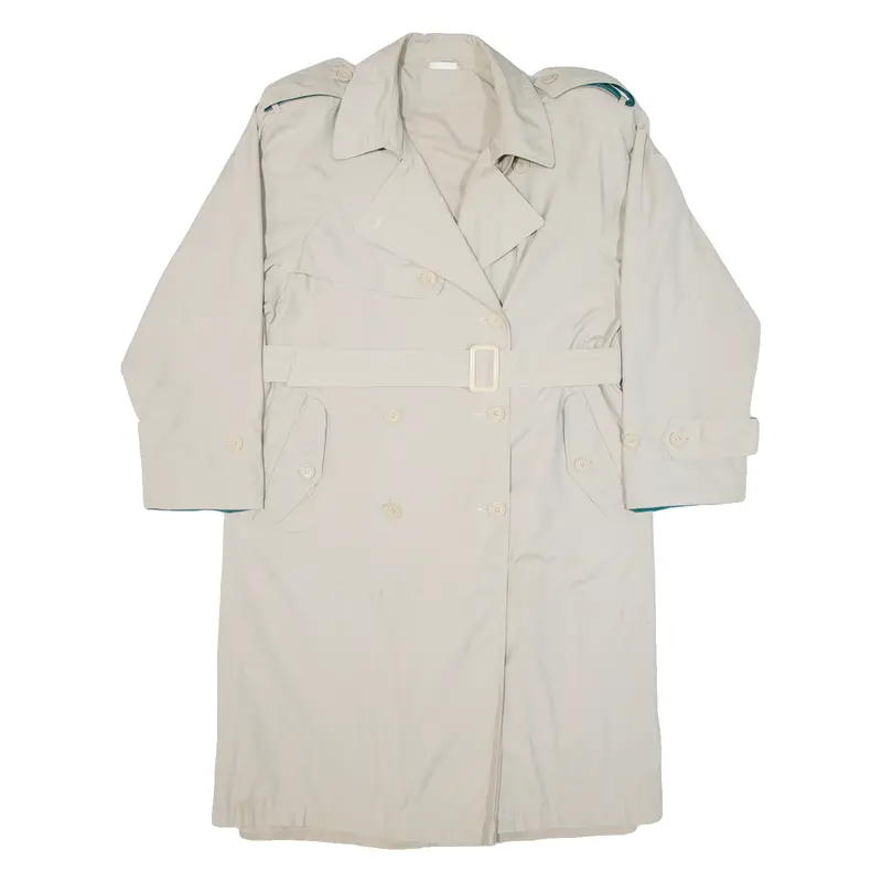 Womens Trench Coat Beige L 1
