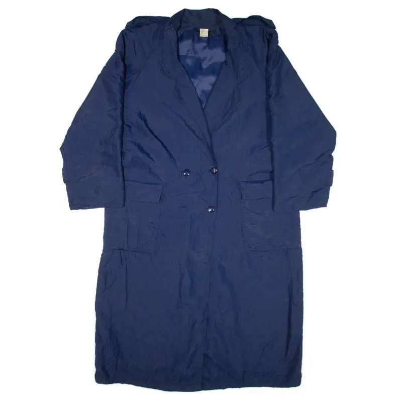 Womens Trench Coat Blue Xl 1