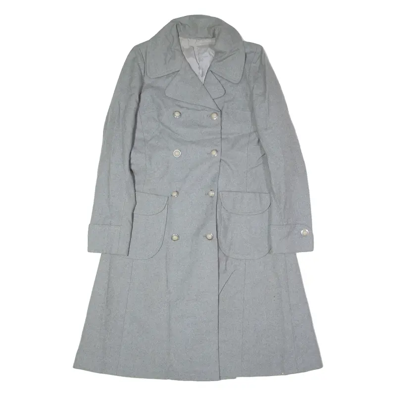 Womens Trench Coat Grey 90S S 1