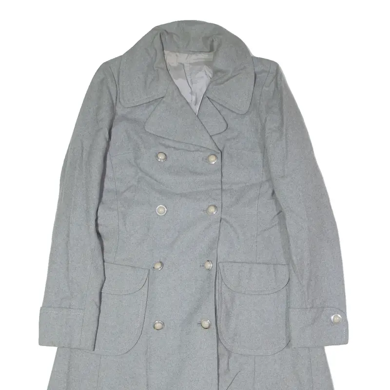 Womens Trench Coat Grey 90S S 2