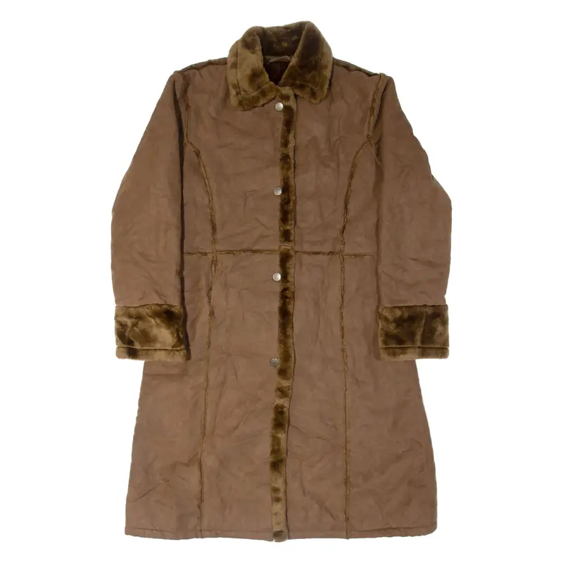 Womens Trench Jacket Brown M 1