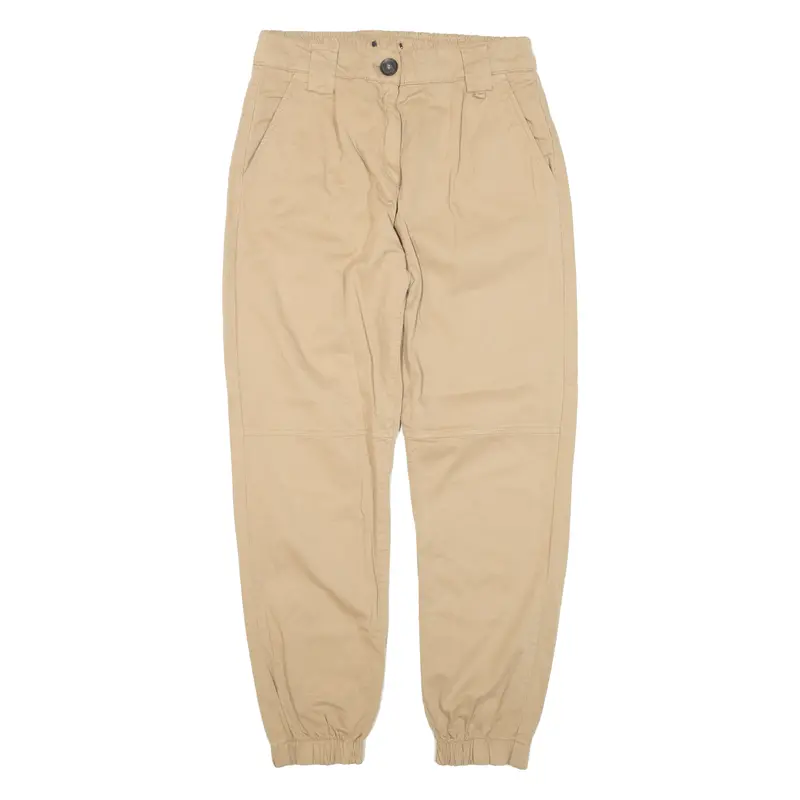 Womens Trousers Beige Regular Tapered W28 L25 1