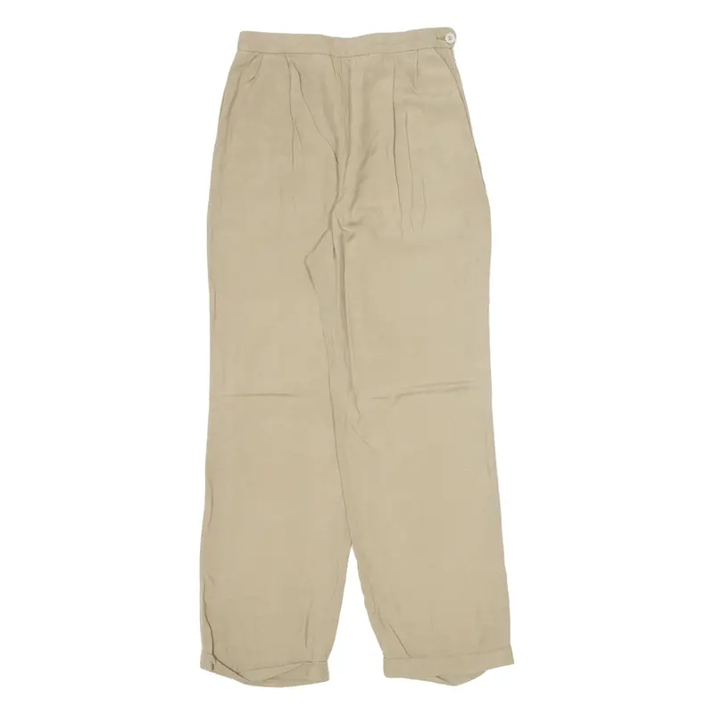 Womens Trousers Brown Regular Straight W26 L27 1