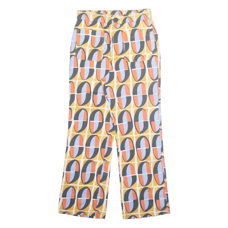 Womens Trousers Orange Regular Bootcut W26 L26 1