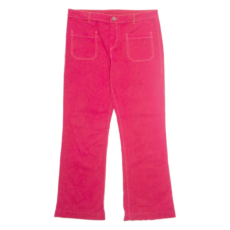 Womens Trousers Pink Regular Bootcut W32 L27 1