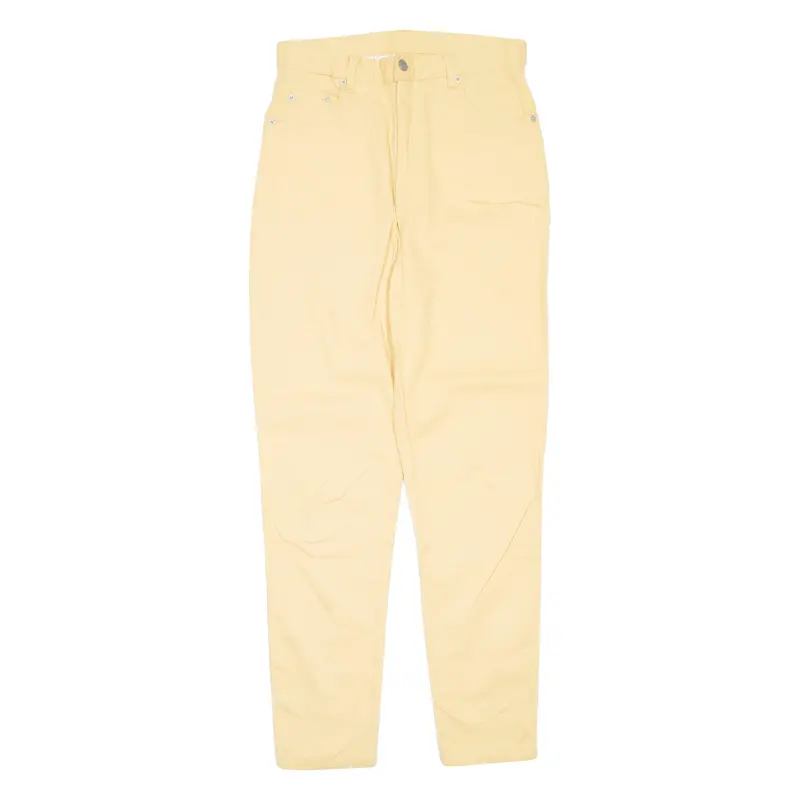 Womens Trousers Yellow Regular Tapered W30 L29 1