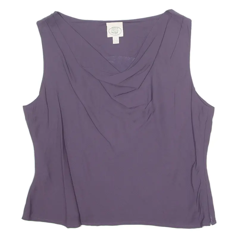 Womens Vest Purple Sleeveless Uk 16 1