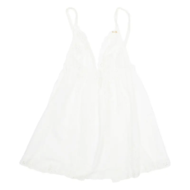 Womens Waistcoat White Sleeveless L 1