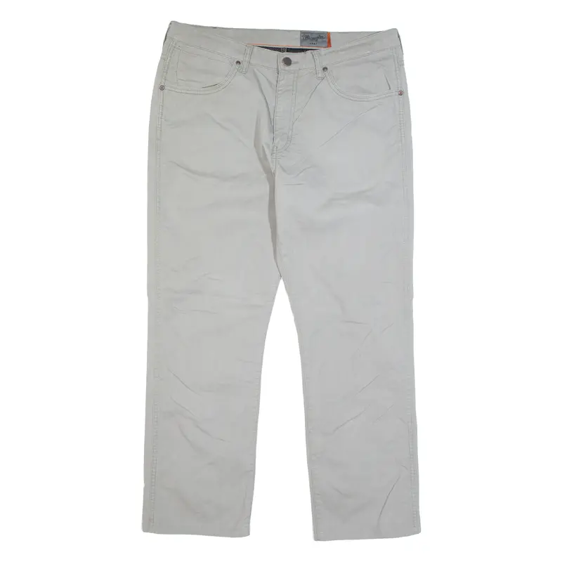 Wrangler Arizona Mens Trousers Grey Regular Straight W36 L28 1