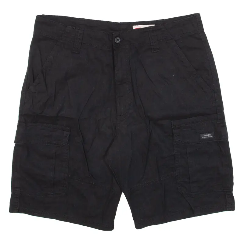 Wrangler Mens Cargo Shorts Black Relaxed M W34 1