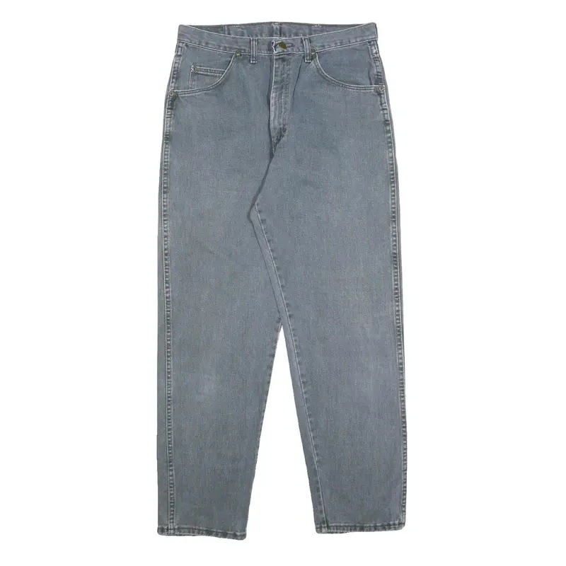 Wrangler Womens Jeans Blue Relaxed Straight Denim Medium W34 L32 Classic Zip 1