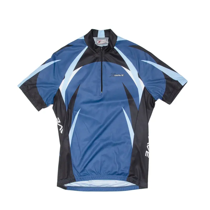Xwave Cycling Mens Jersey Blue 1/4 Zip M 1