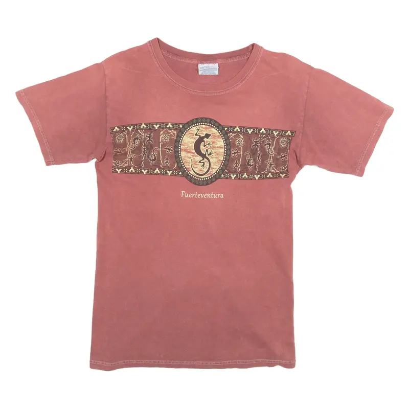 Yacht Club Lizard Mens T-Shirt Pink S 1