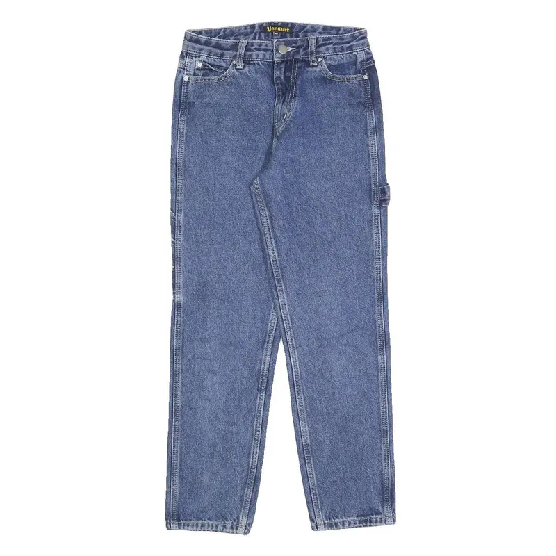 Yangster Mens Jeans Blue Slim Straight Denim Medium W25 L25 Casual Stylish 1