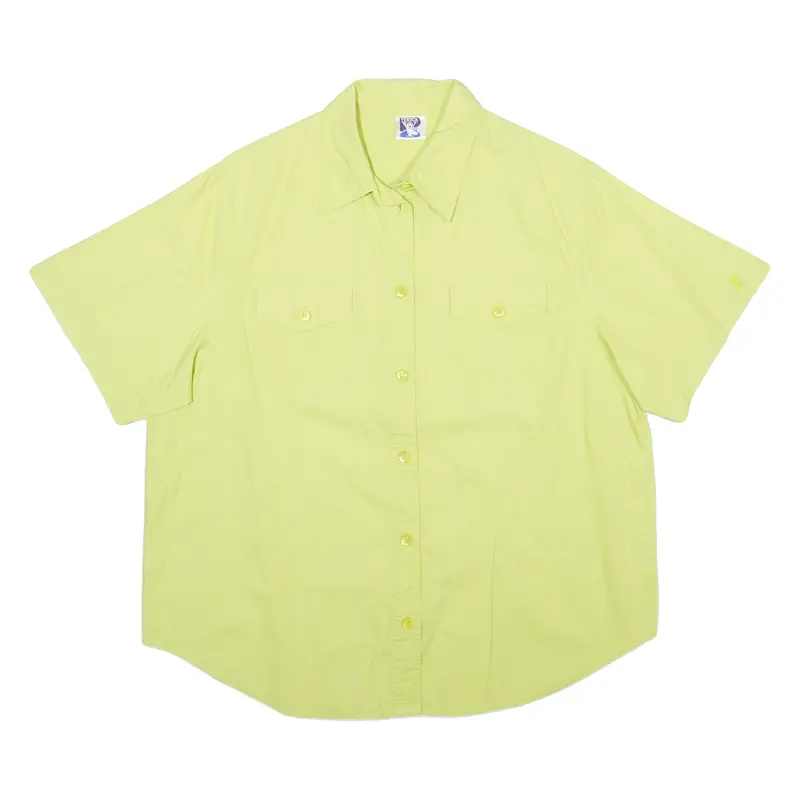 Yessica Womens Plain Shirt Green M 1
