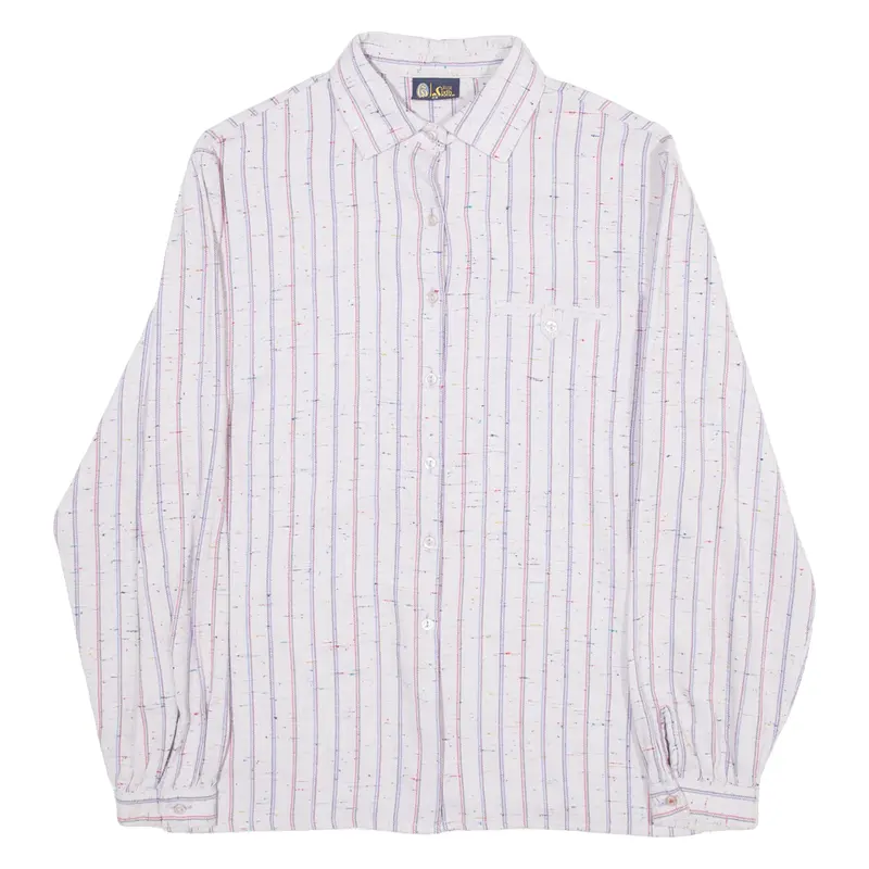 Your Sixth Sense Womens Shirt Purple Striped Long Sleeve S 1