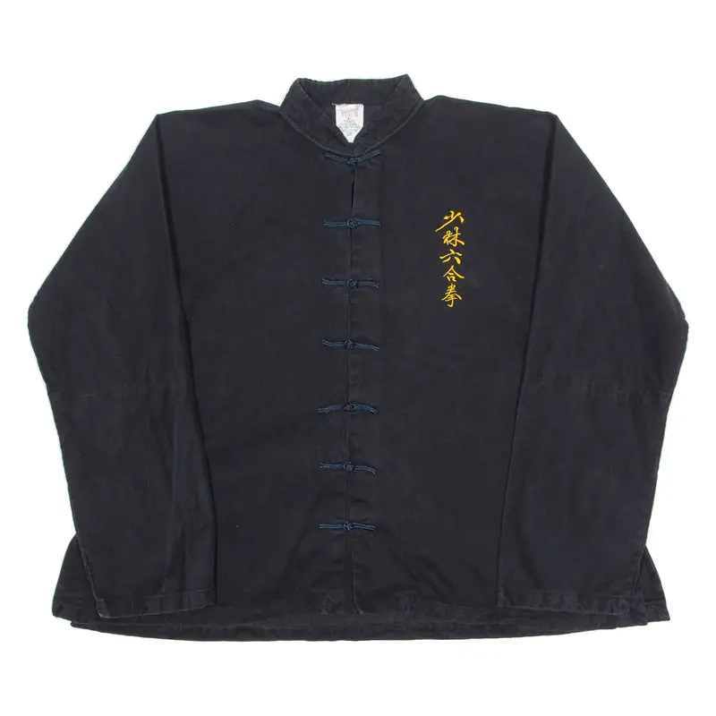 Yuki By Cimexa Mens Plain Shirt Black Long Sleeve 2Xl 1
