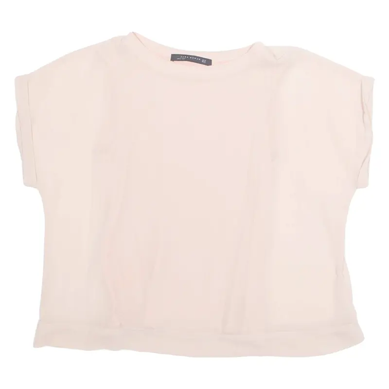 Zara Women Womens Top Pink Sleeveless Xs 1
