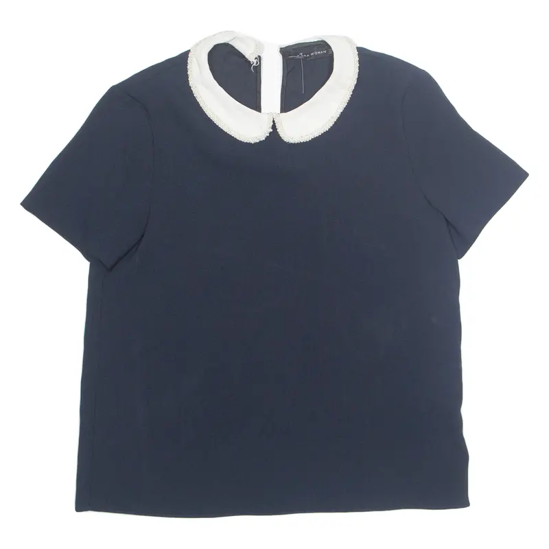 Zara Womens Top Blue S 1