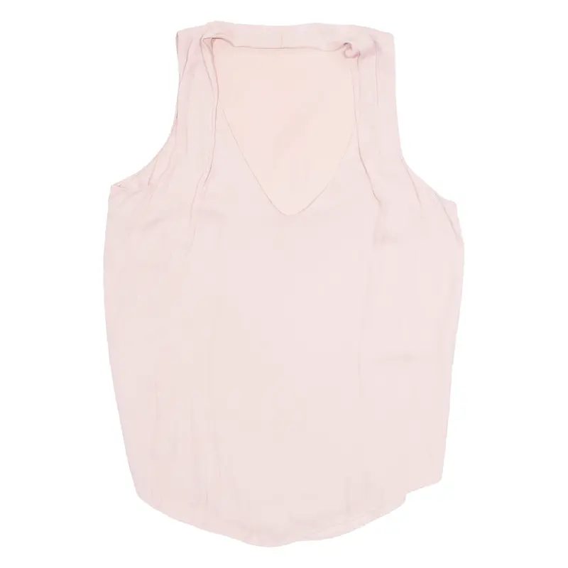 Zara Womens Vest Pink V-Neck S 1
