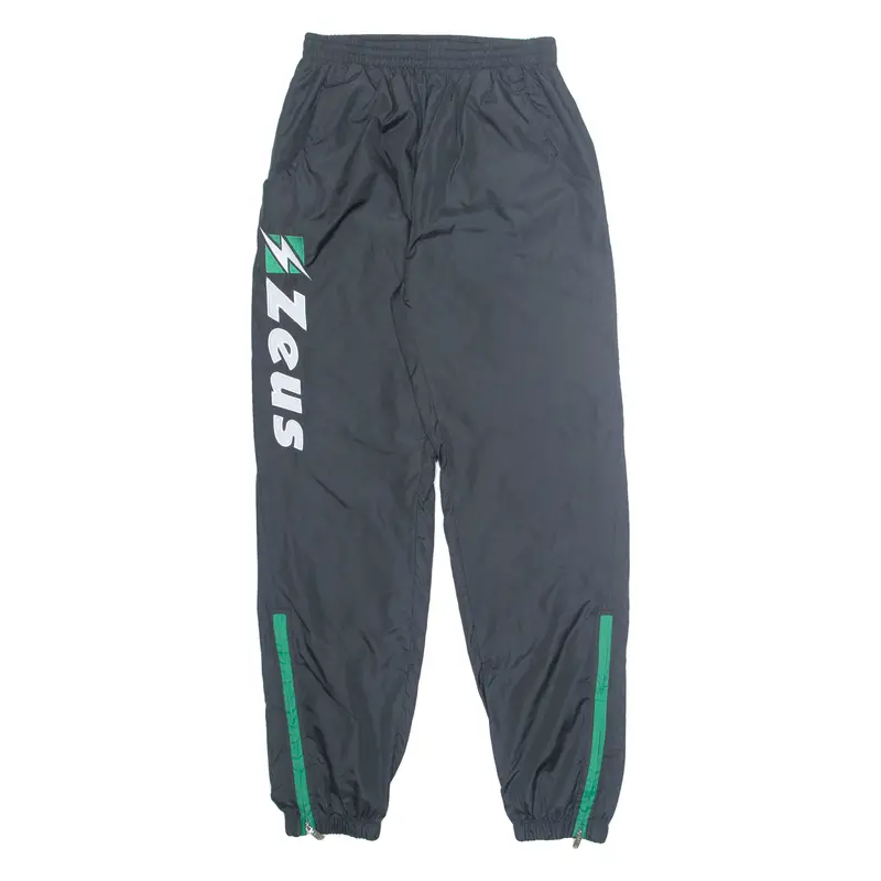 Zeus Mens Track Pants Black Tapered M W26 L31 1