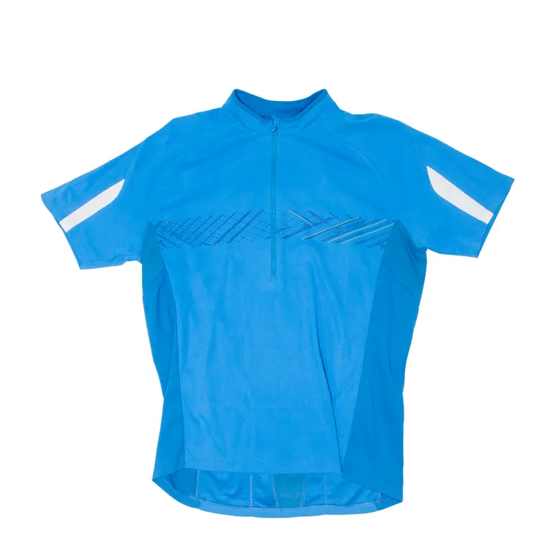 Ziener Cycling Mens Jersey Blue 1/4 Zip Xl 1
